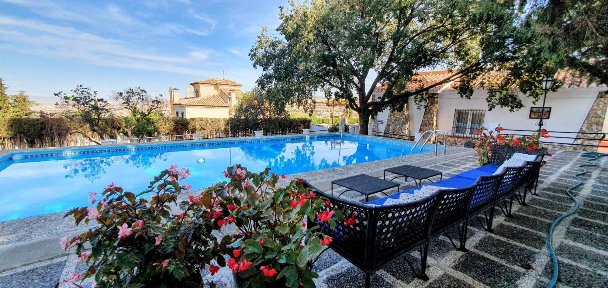 La Casilla Villa Cajar Bagian luar foto